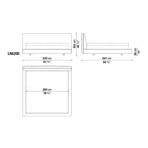 Richard Bed | B&B Italia | JANGEORGe Interior Design