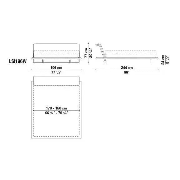 Siena Bed | B&B Italia | JANGEORGe Interior Design