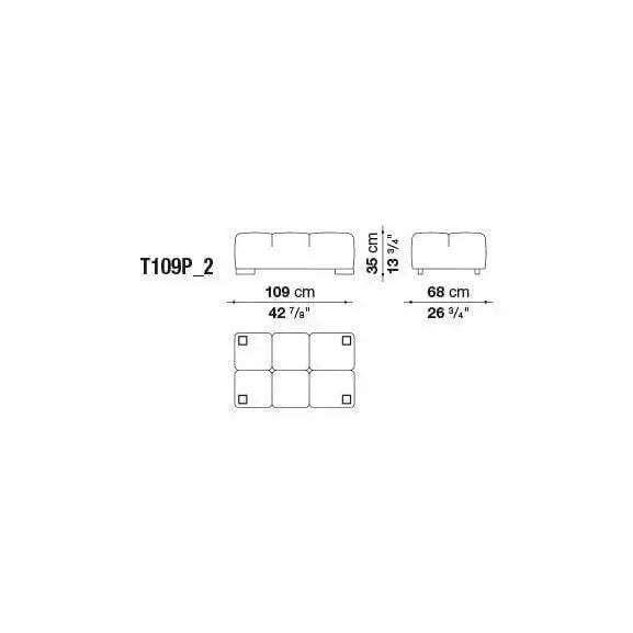 Tufty-Time Leather Sofa | B&B Italia | JANGEORGe Interior Design