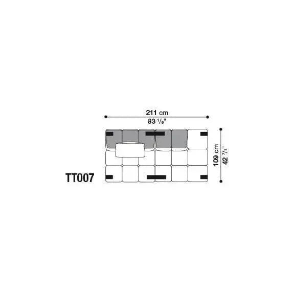 Tufty-Time Leather Sofa | B&B Italia | JANGEORGe Interior Design