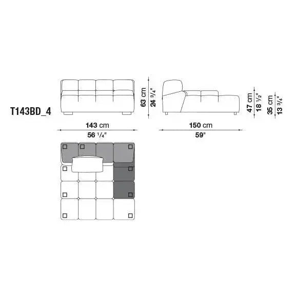 Tufty-Time Sofa | B&B Italia | JANGEORGe Interior Design