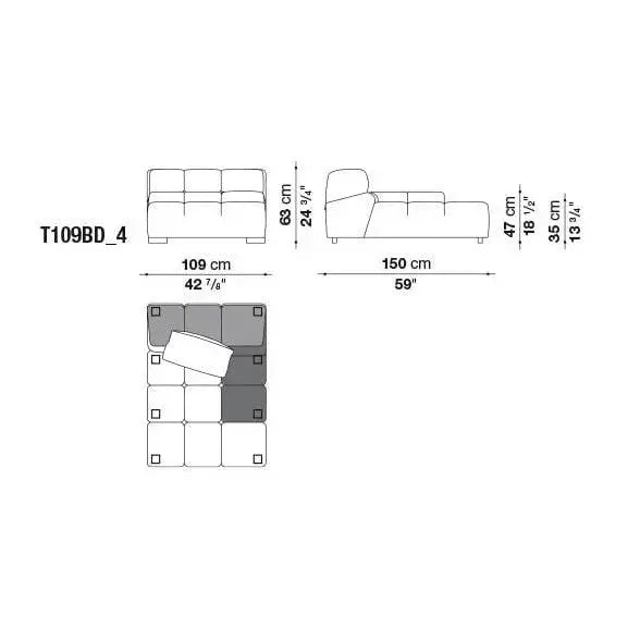 Tufty-Time Sofa | B&B Italia | JANGEORGe Interior Design