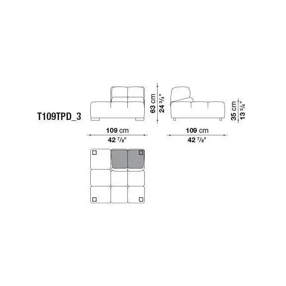 Tufty-Time Sofa | B&B Italia | JANGEORGe Interior Design