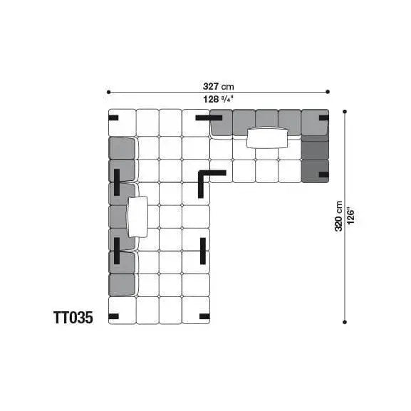 Tufty-Time Sofa | B&B Italia | JANGEORGe Interior Design