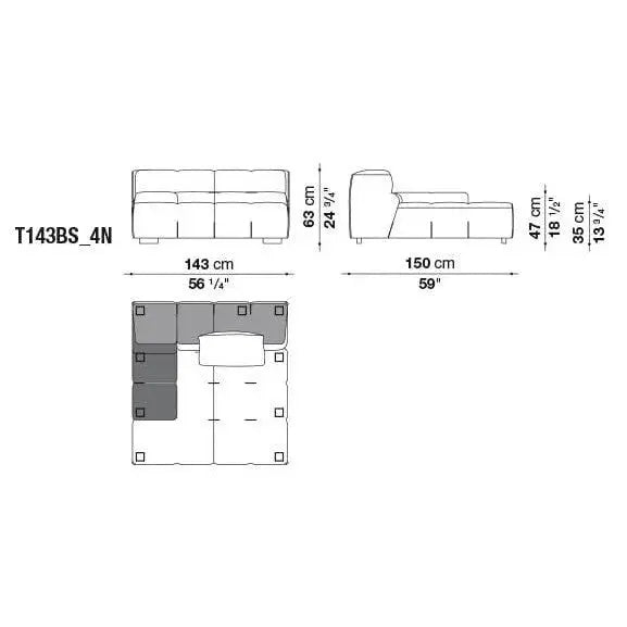 Tufty-Too Sofa | B&B Italia | JANGEORGe Interior Design