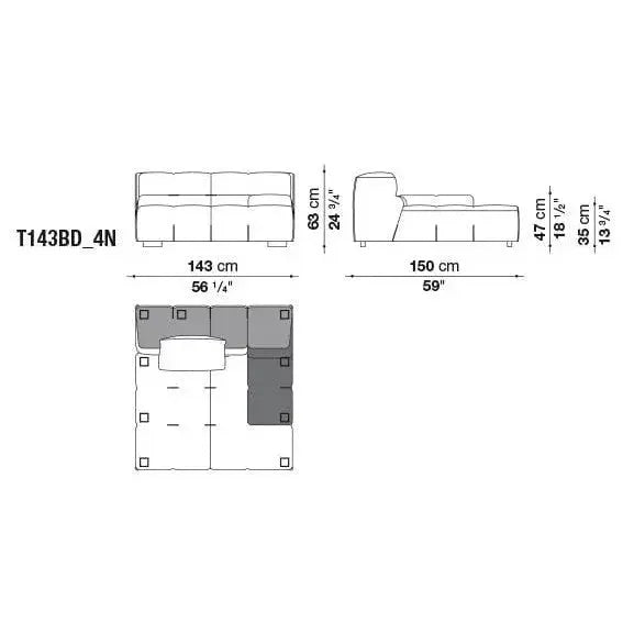 Tufty-Too Sofa | B&B Italia | JANGEORGe Interior Design