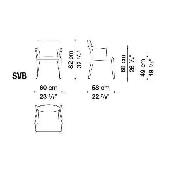 Vol Au Vent Chair | B&B Italia | JANGEORGe Interior Design