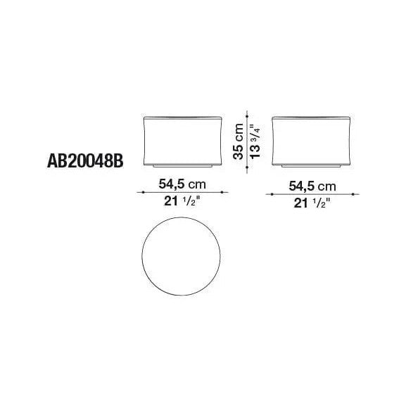 White Collection Vase | B&B Italia | JANGEORGe Interior Design