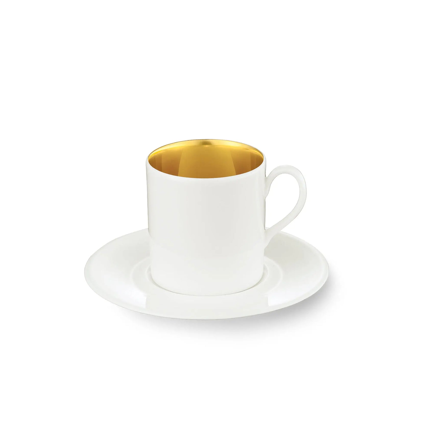 Goldrausch (Goldfever) - Espresso Cup Cylindrical Gold 3.3 floz | 0.1L | JANGEORGe Interiors & Funiture