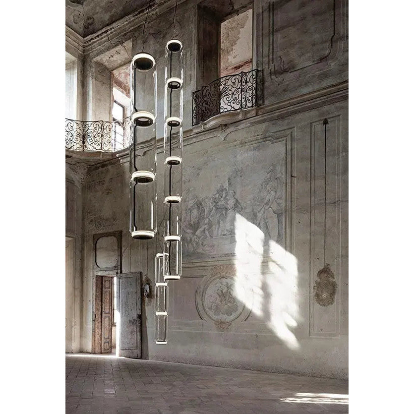 Noctambule Pendant with Low Cylinders | Flos | JANGEORGe Interior Design