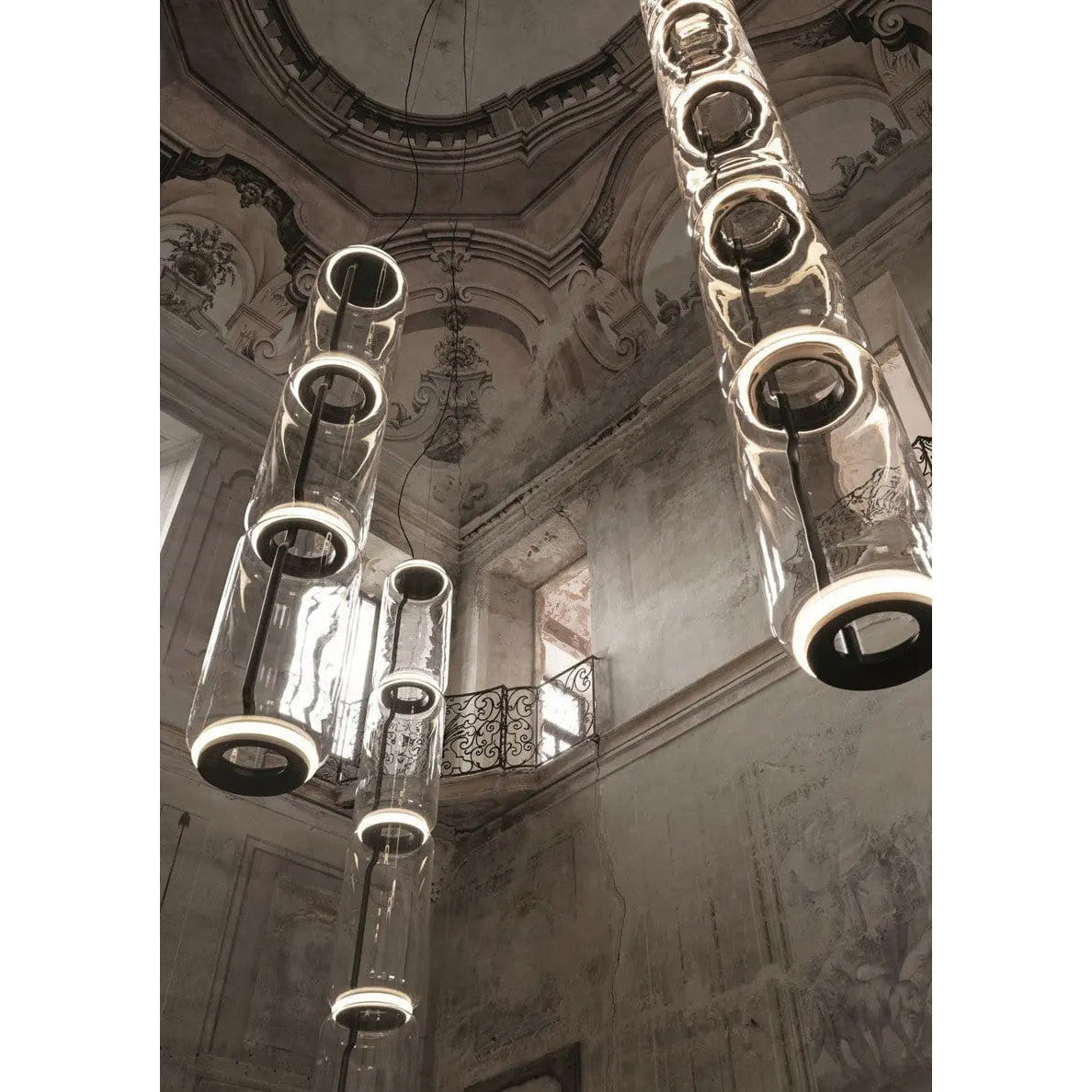 Noctambule Pendant with Low Cylinders | Flos | JANGEORGe Interior Design