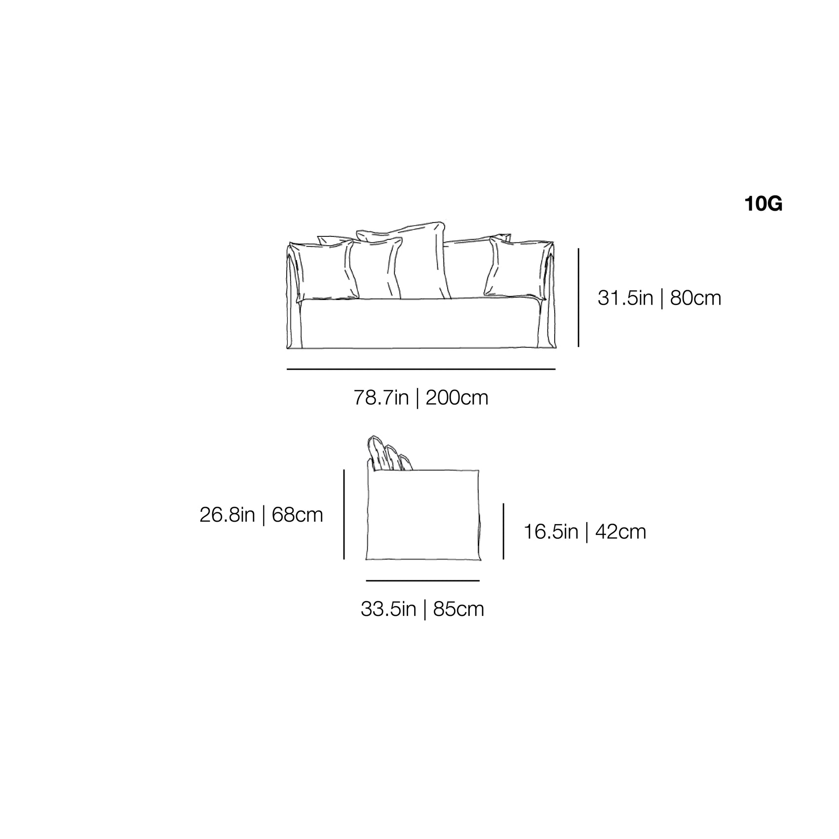 Ghost 10 G Sofa | Gervasoni | JANGEORGe Interior Design