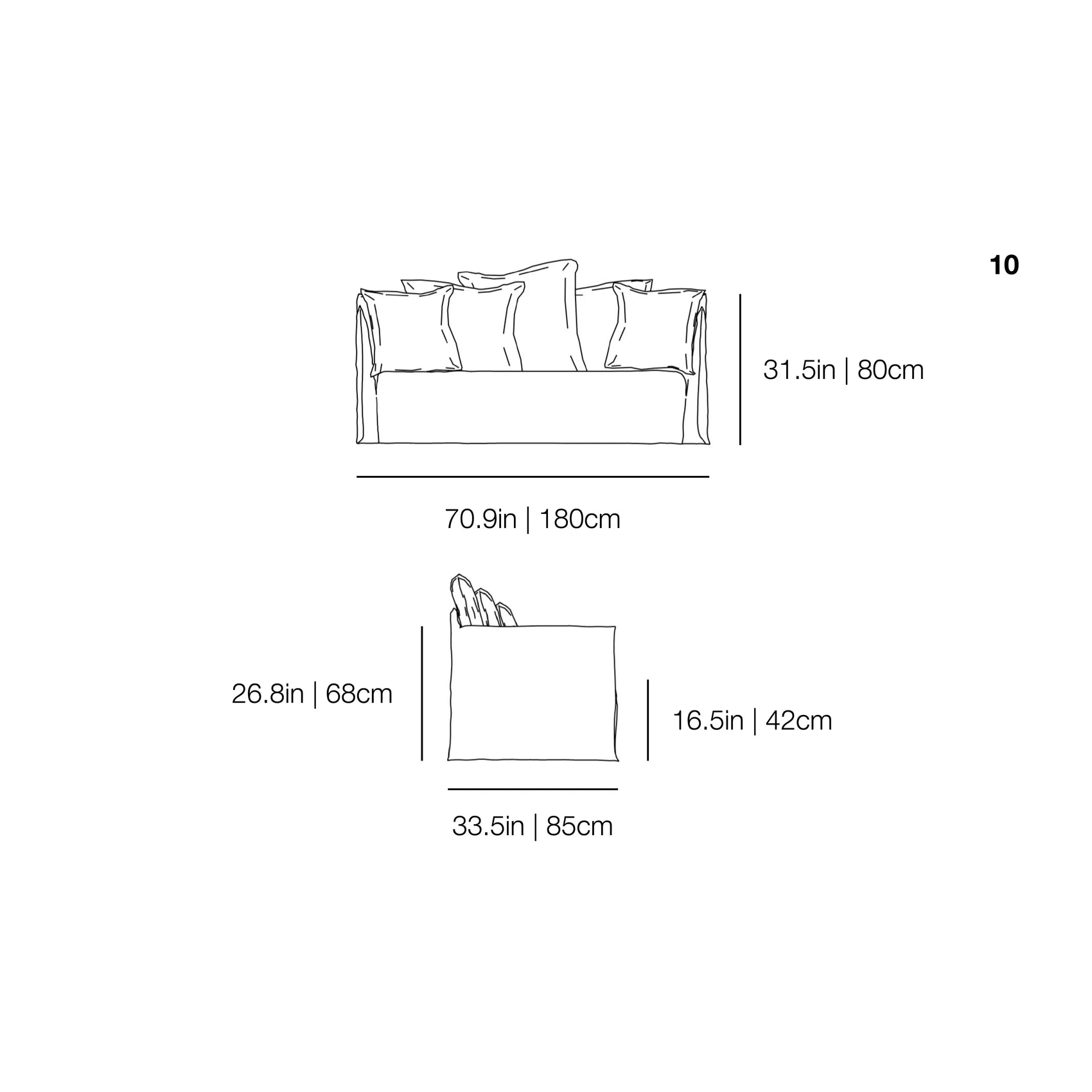 Ghost Out 10 Outdoor Sofa | Gervasoni | JANGEORGe Interior Design