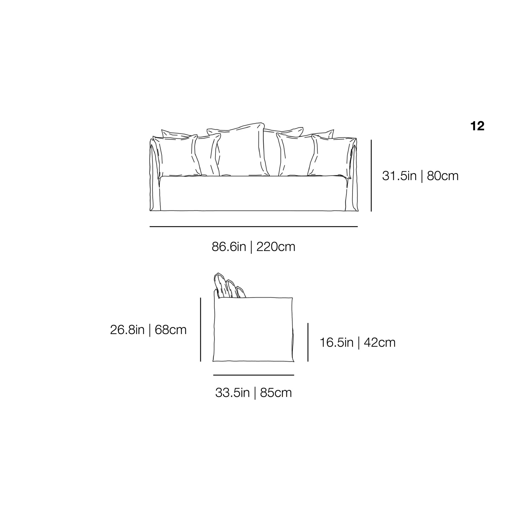 Ghost Out 12 Sofa | Gervasoni | JANGEORGe Interior Design