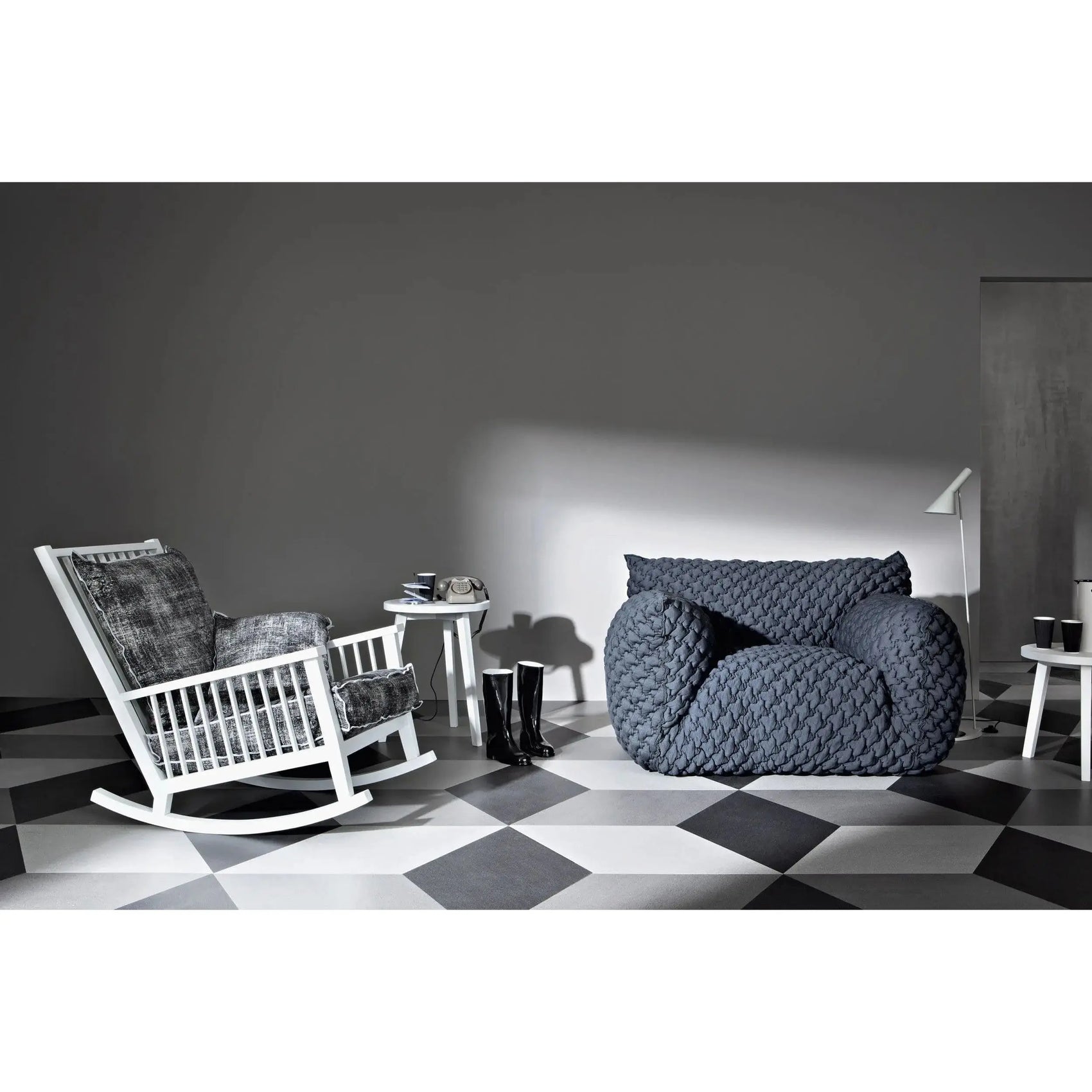 Gray 09 Rocking Chair | Gervasoni | JANGEORGe Interior Design