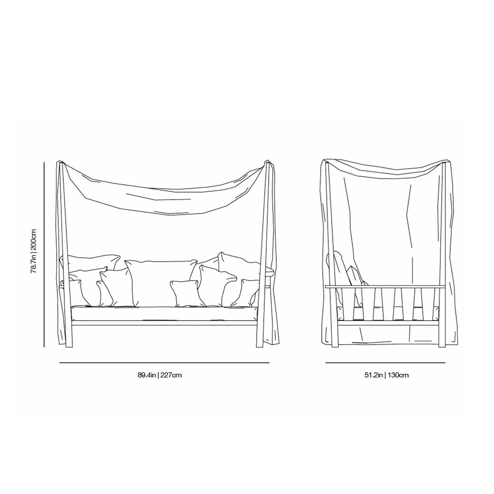 InOut 07 Canopy Sofa | Gervasoni | JANGEORGe Interior Design