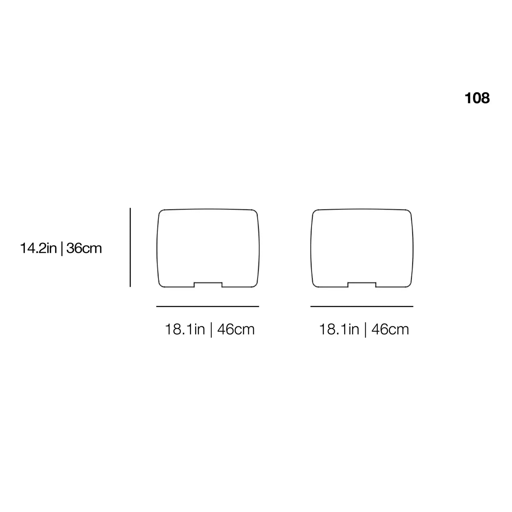 InOut 108 Ottoman | Gervasoni | JANGEORGe Interior Design