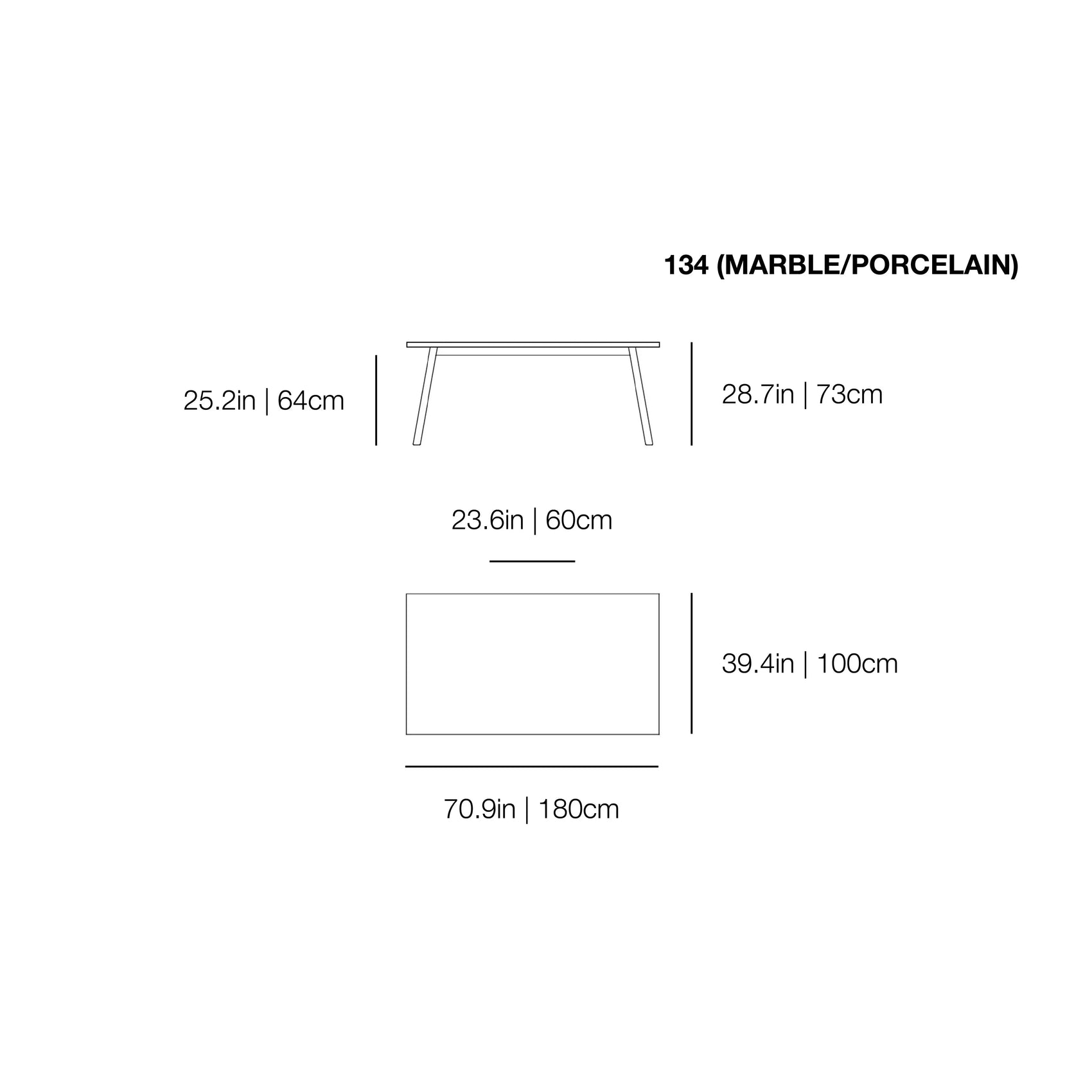InOut 134 Dining Table | Gervasoni | JANGEORGe Interior Design