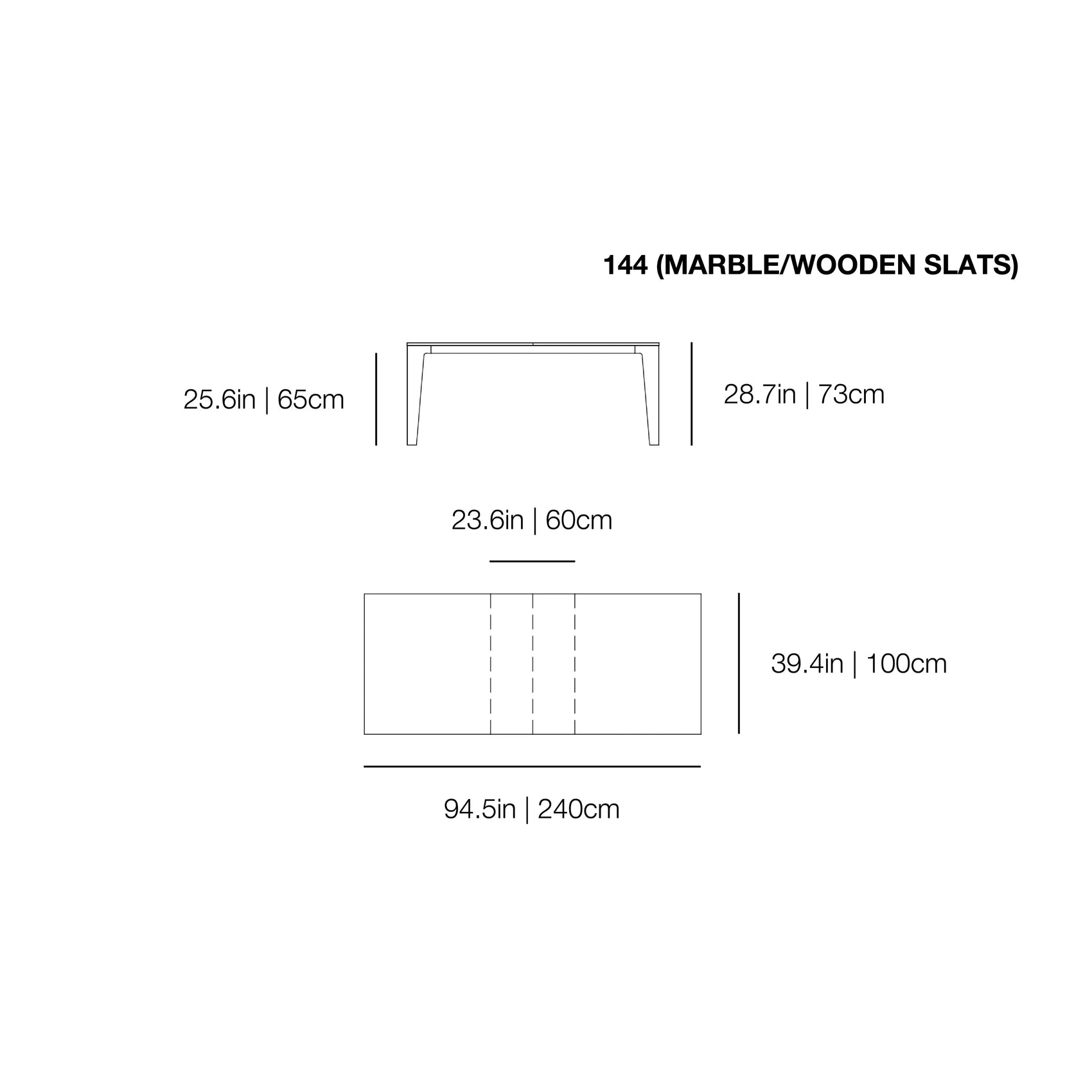 InOut 144 Dining Table | Gervasoni | JANGEORGe Interior Design