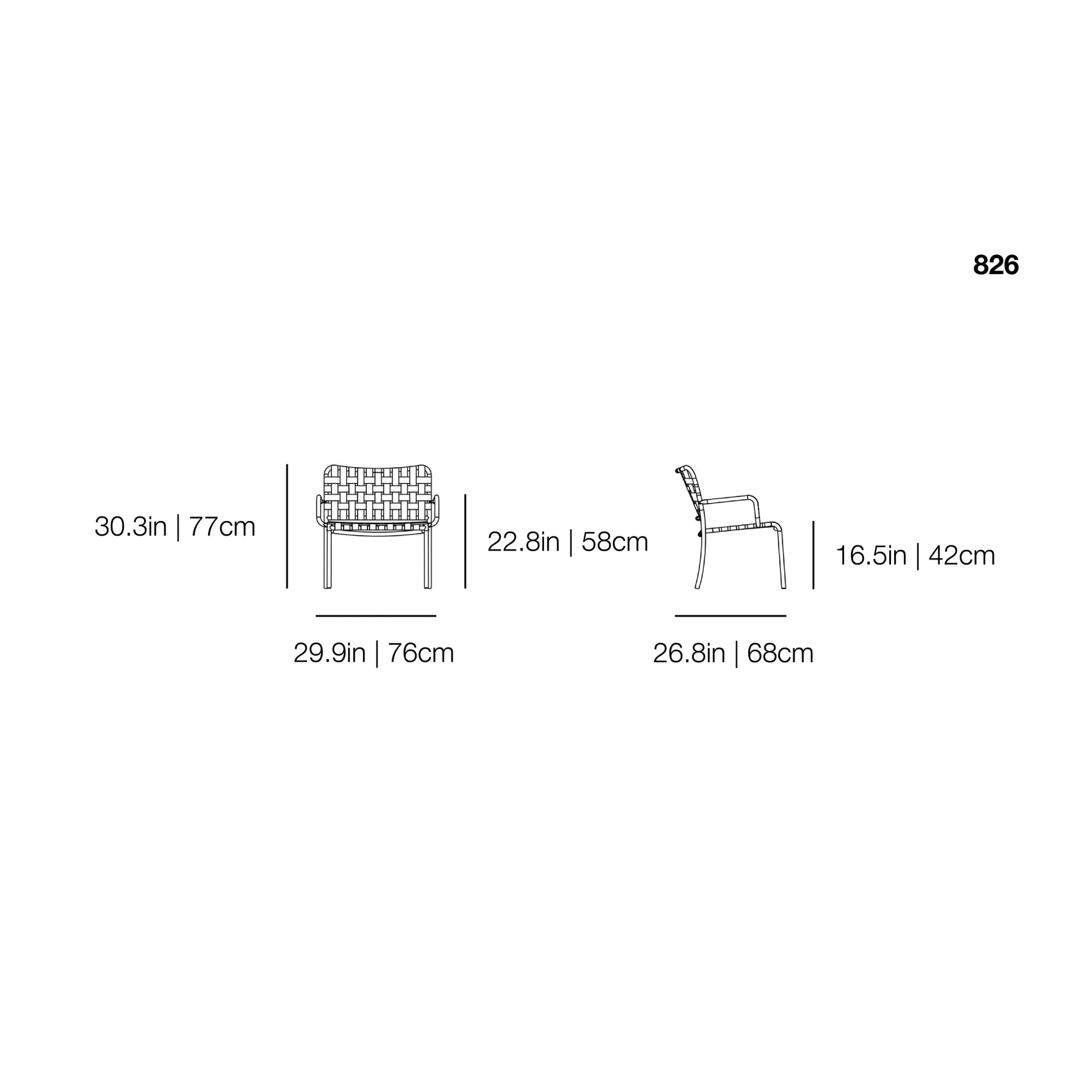 InOut 826 Outdoor Armchair | Gervasoni | JANGEORGe Interior Design
