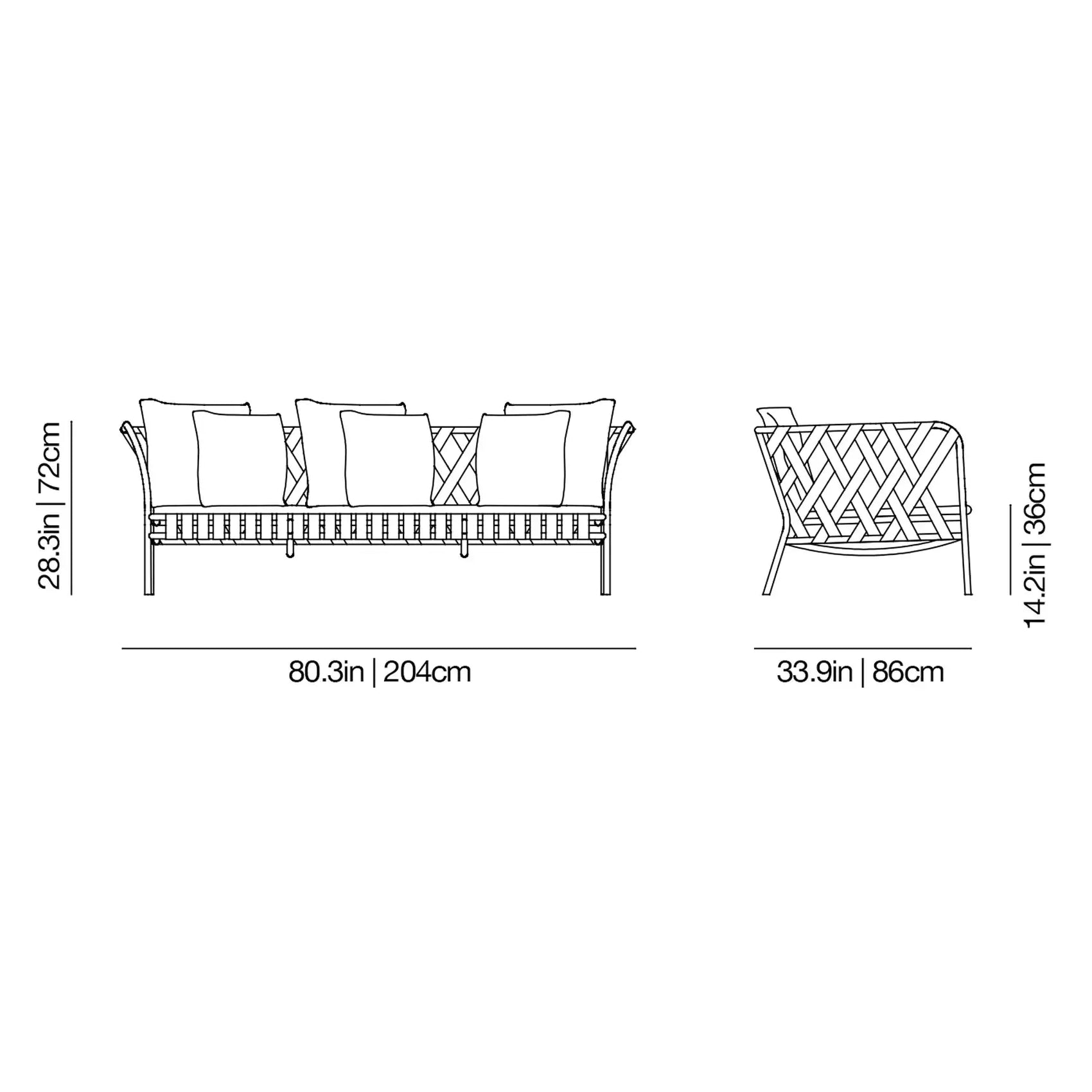 InOut 853 Sofa | Gervasoni | JANGEORGe Interior Design