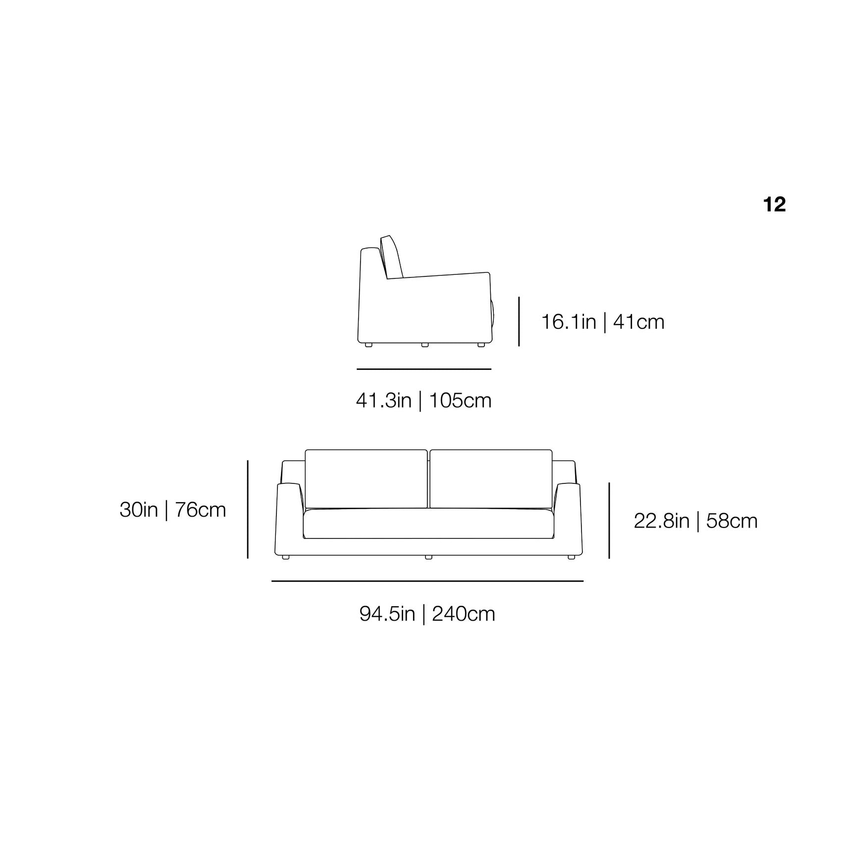 LOLL 12 Sofa | Gervasoni | JANGEORGe Interior Design