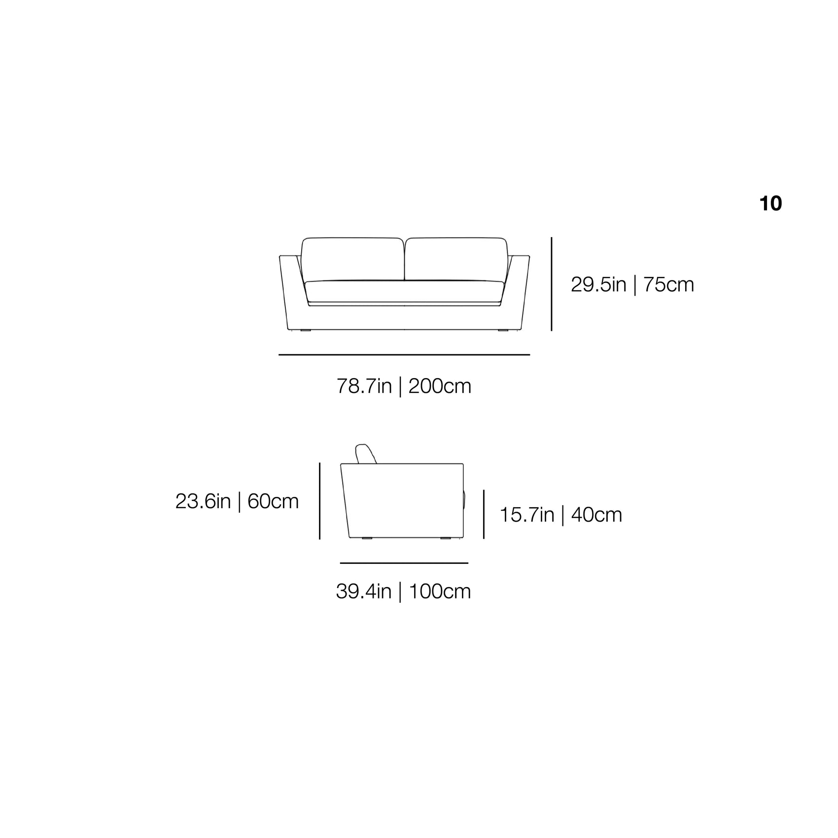 Mik 10 Sofa | Gervasoni | JANGEORGe Interior Design