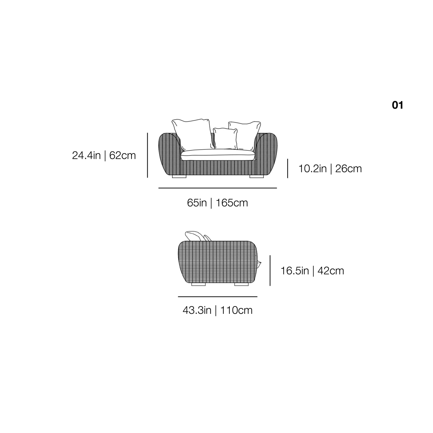 Panda 01 Outdoor Sofa | Gervasoni | JANGEORGe Interior Design
