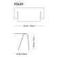 Folio Writing Desk | Glas Italia | JANGEORGe Interior Design