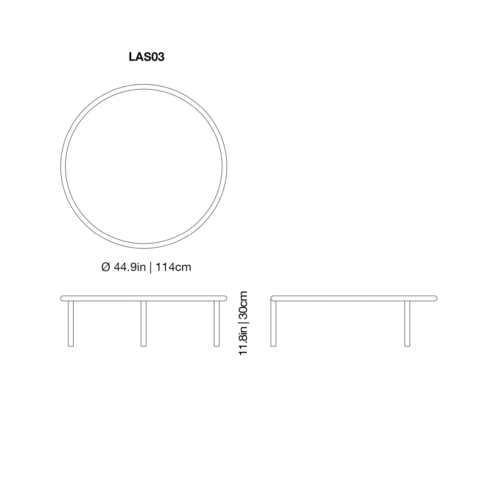 L.A. Sunset Low Glass Table | Glas Italia | JANGEORGe Interior Design