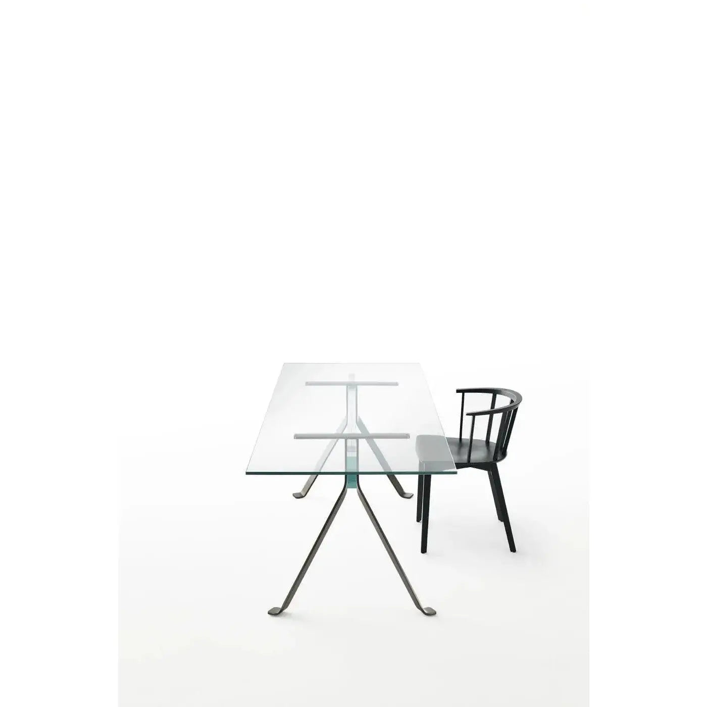 Mari Cristal Writing Desk | Glas Italia | JANGEORGe Interior Design