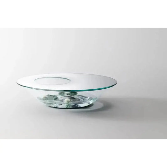 Nacre Low Glass Table FLOOR MODEL SAG HARBOR - JANGEORGe Interiors & Furniture