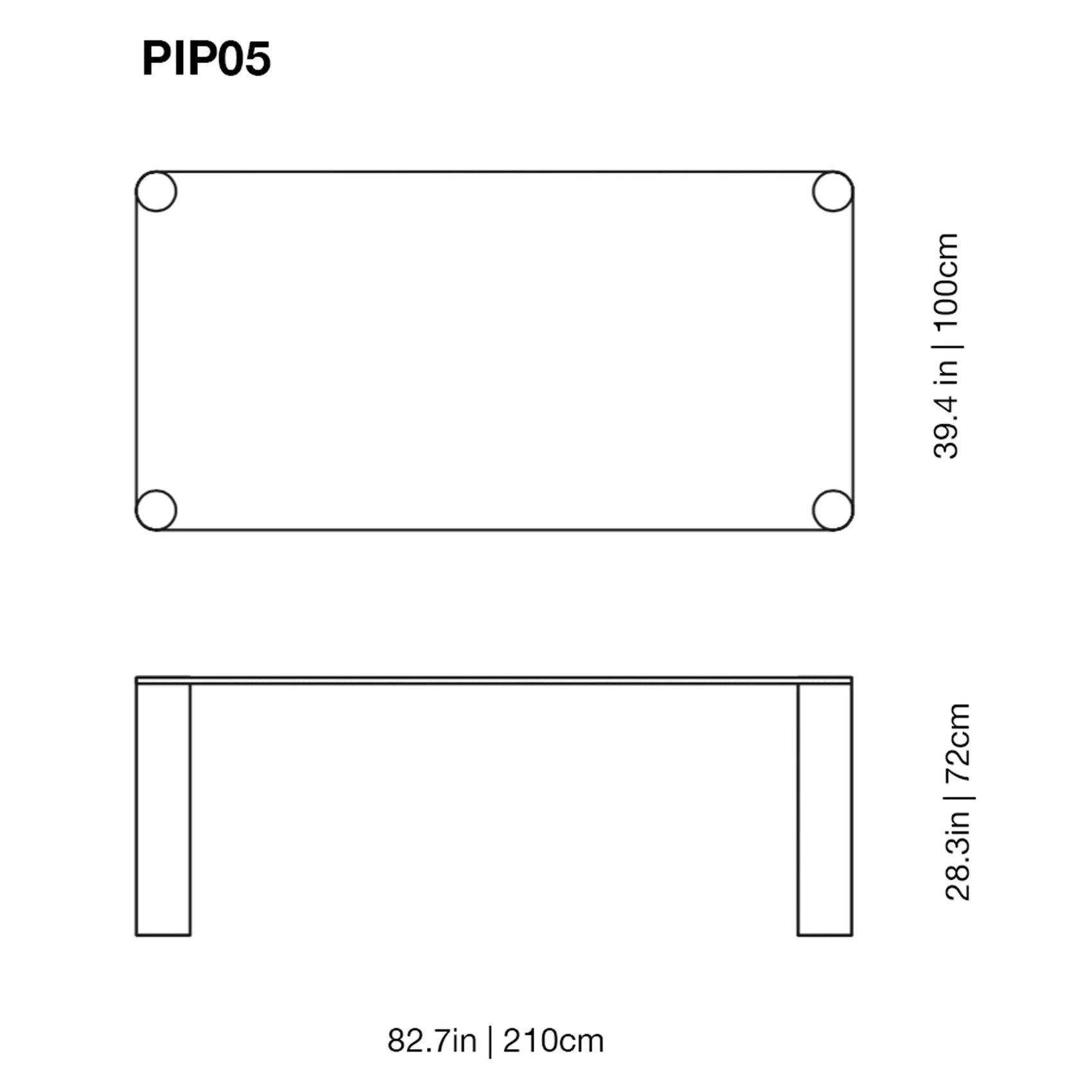 Pipeline High Glass Table | Glas Italia | JANGEORGe Interior Design