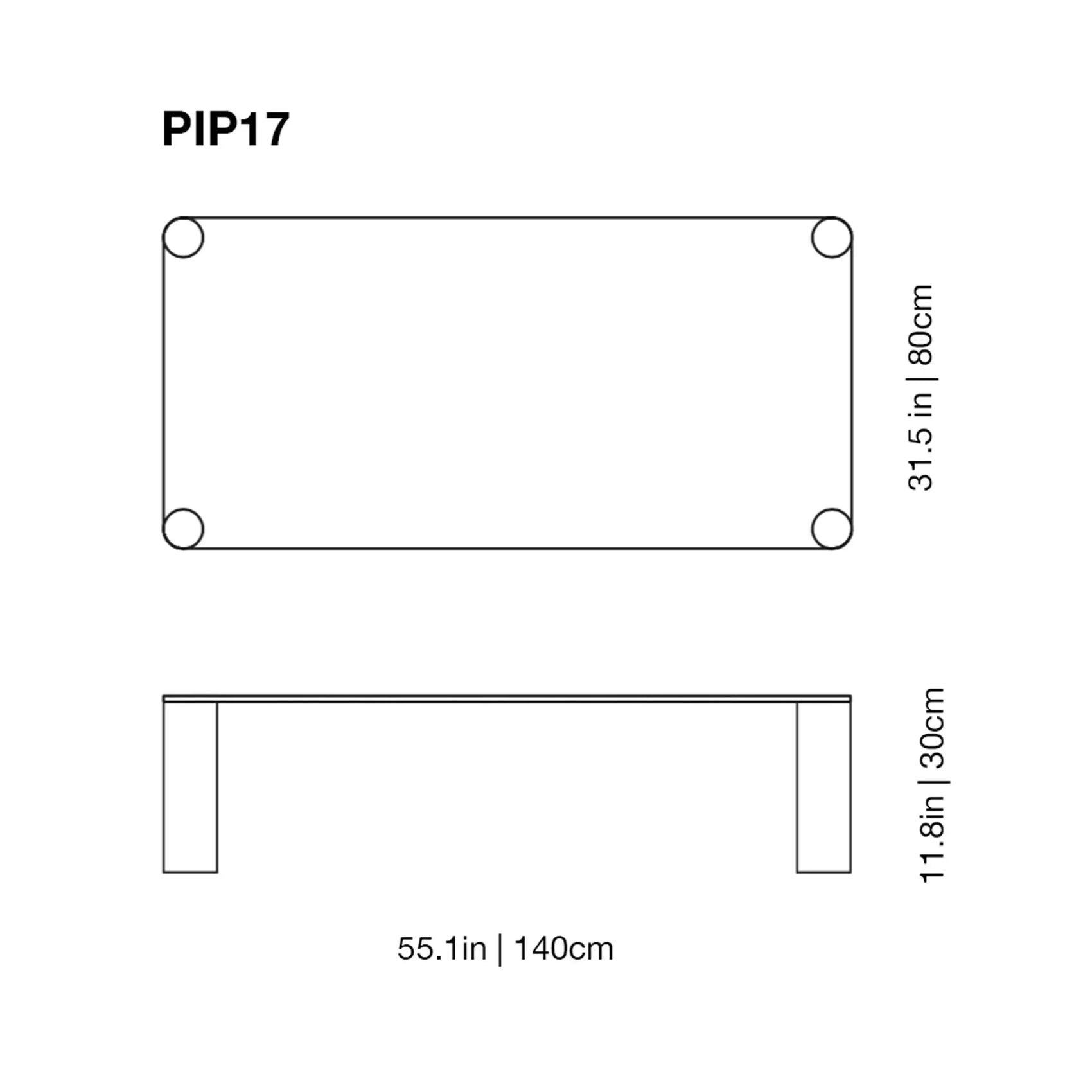 Pipeline Low Glass Table | Glas Italia | JANGEORGe Interior Design