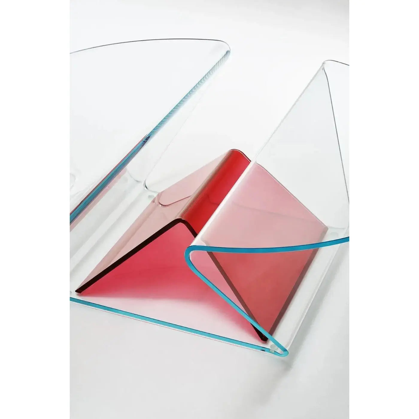 Plissé Low Glass Table | Glas Italia | JANGEORGe Interior Design