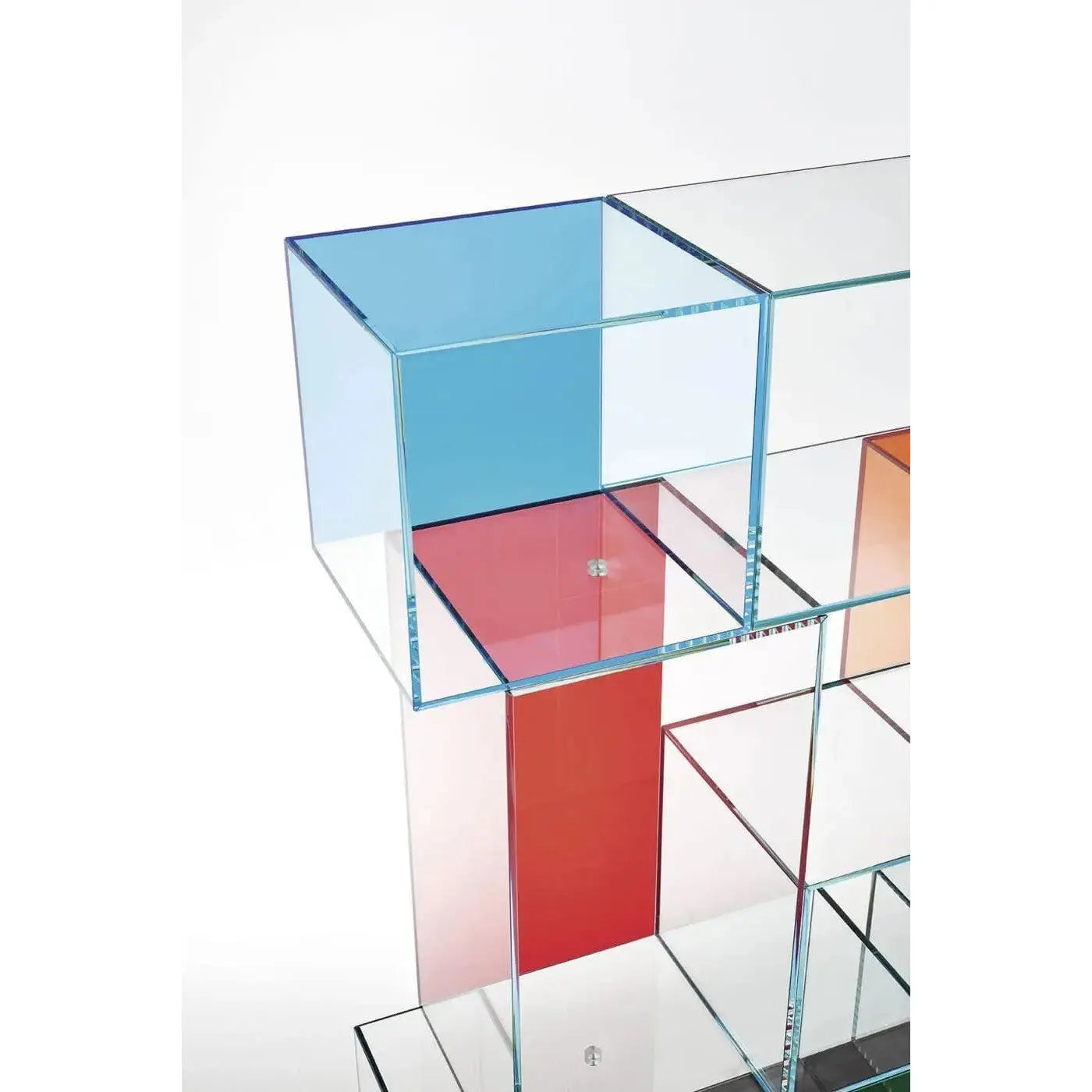 Quantum Glass Bookcase | Glas Italia | JANGEORGe Interior Design