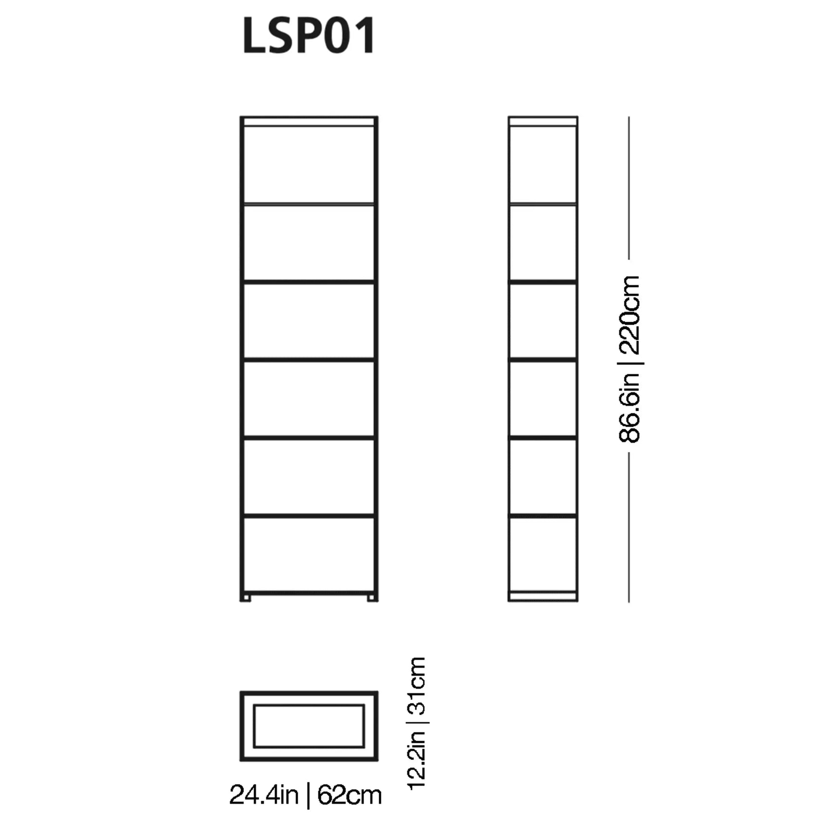 Space Glass Bookcase | Glas Italia | JANGEORGe Interior Design