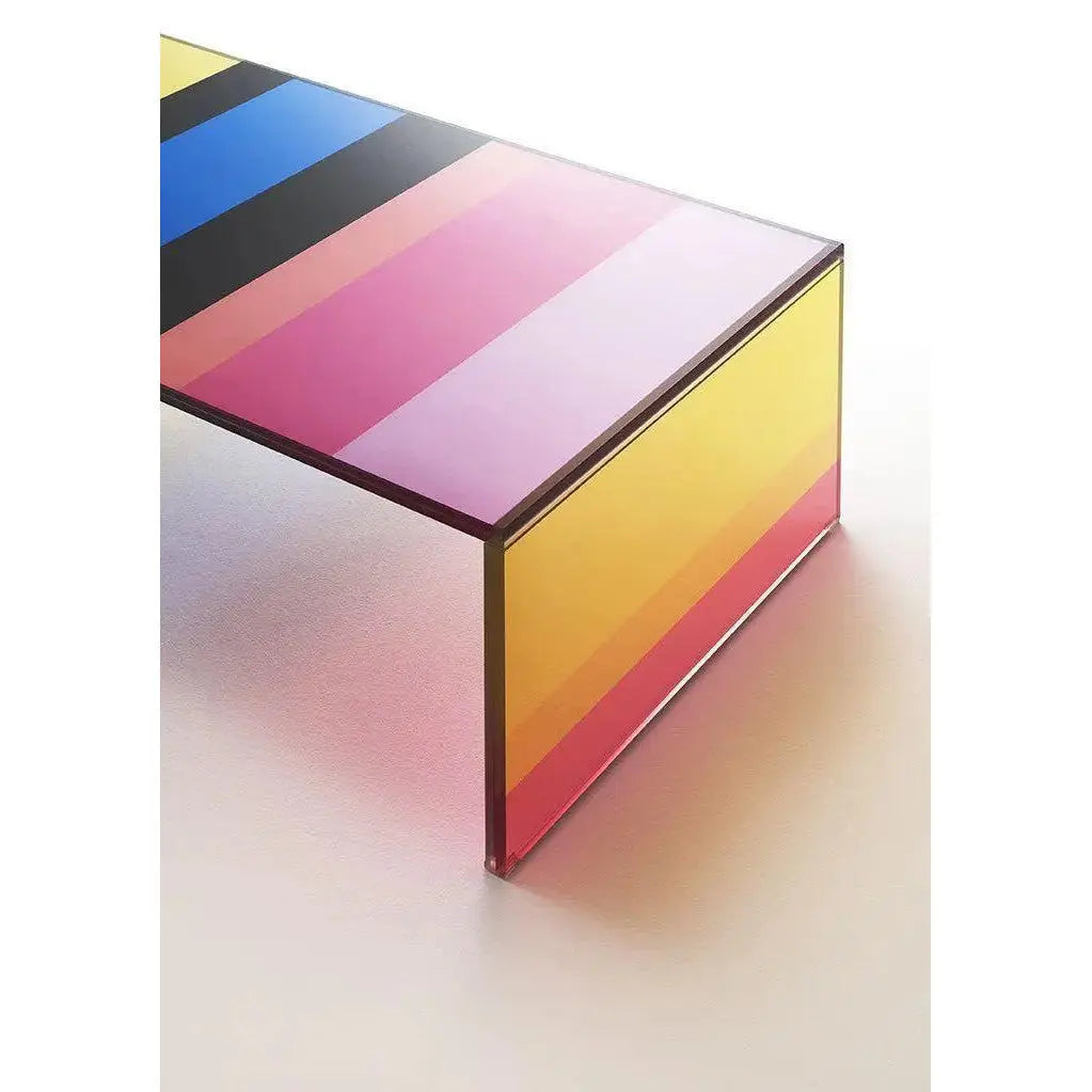 The Dark Side of the Moon Low Glass Table | Glas Italia | JANGEORGe Interior Design