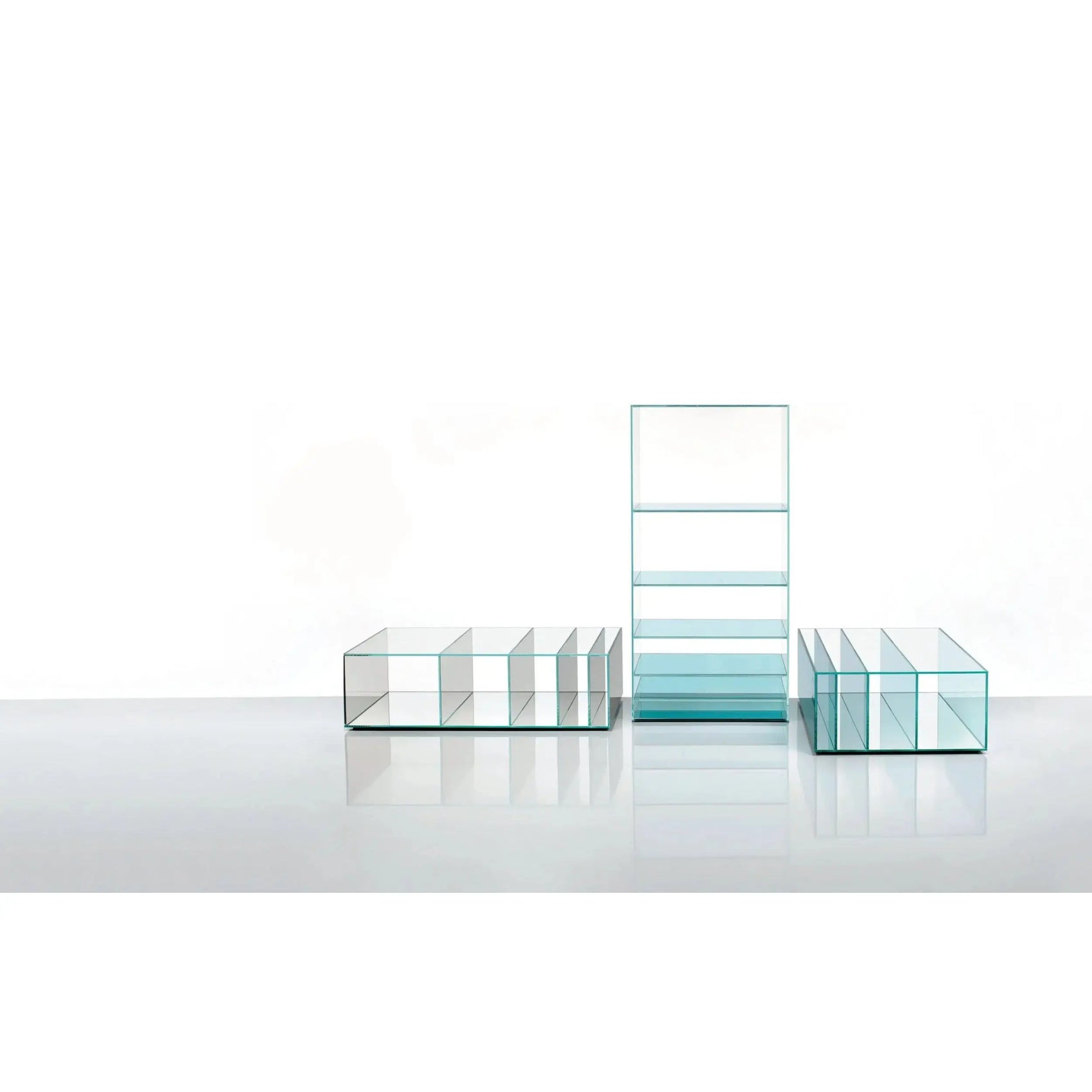 Deep Sea Low Glass Table | Glas Italia | JANGEORGe Interior Design