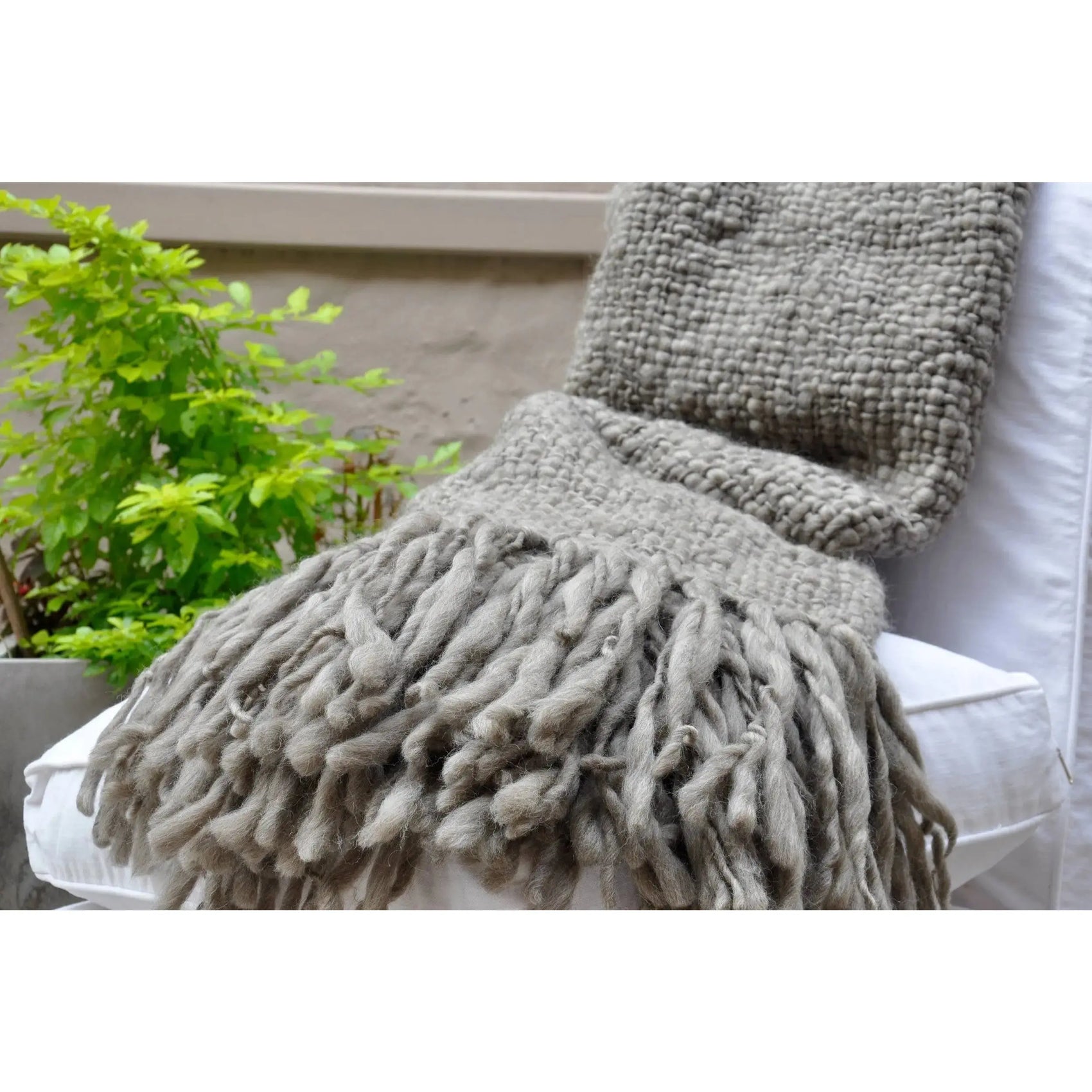 Flame - Chunky Knit Blanket | Homelosophy | JANGEORGe Interior Design
