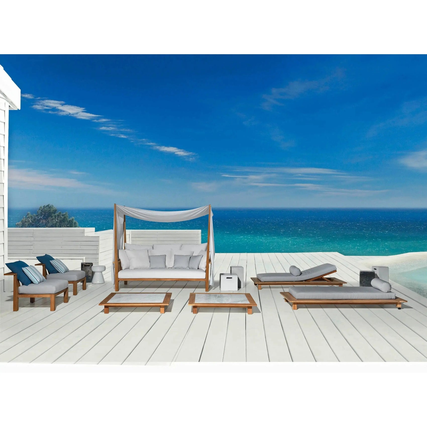 InOut 43 Ceramic Side Table / Ottoman | Gervasoni | JANGEORGe Interior Design