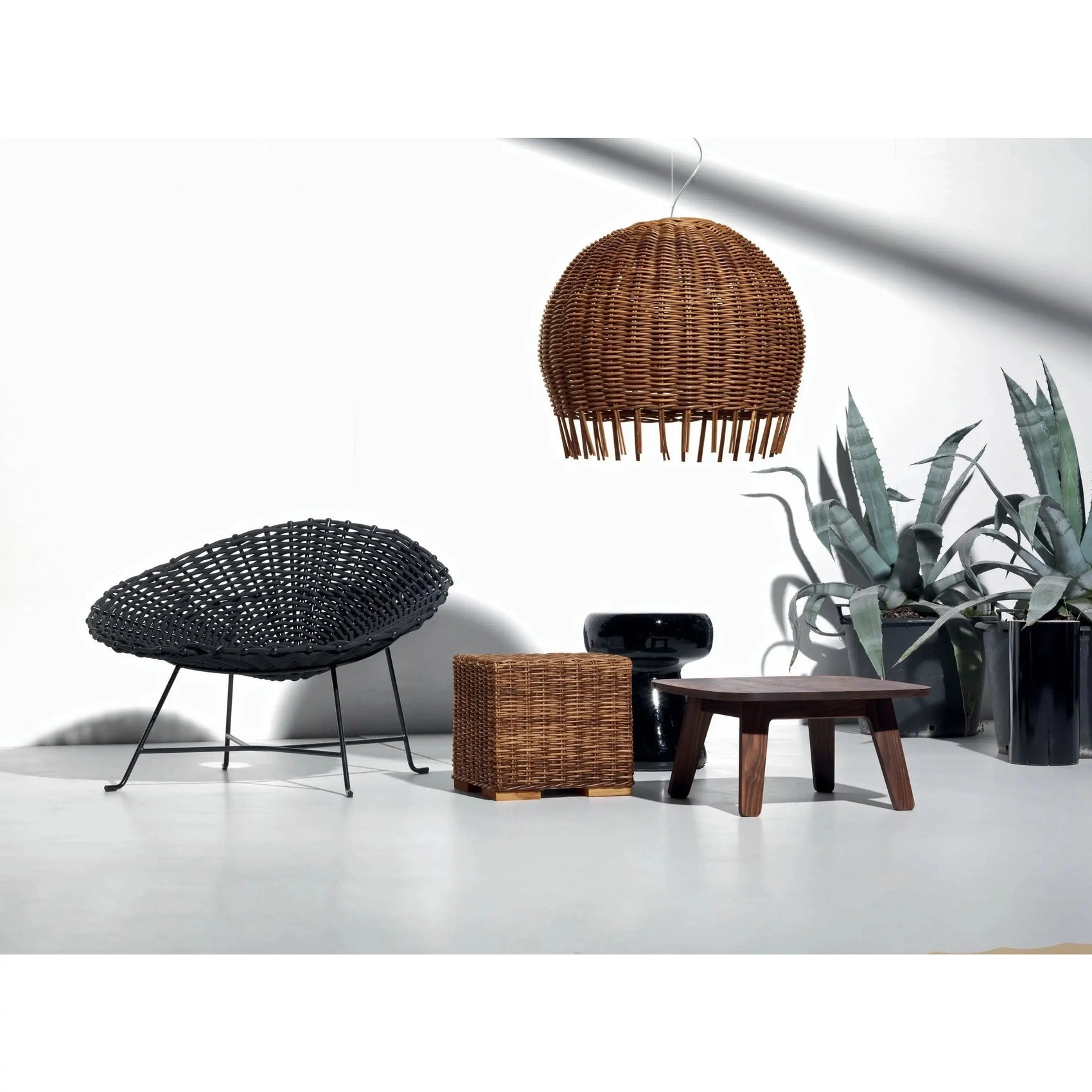 InOut 42 Ceramic Side Table / Ottoman | Gervasoni | JANGEORGe Interior Design