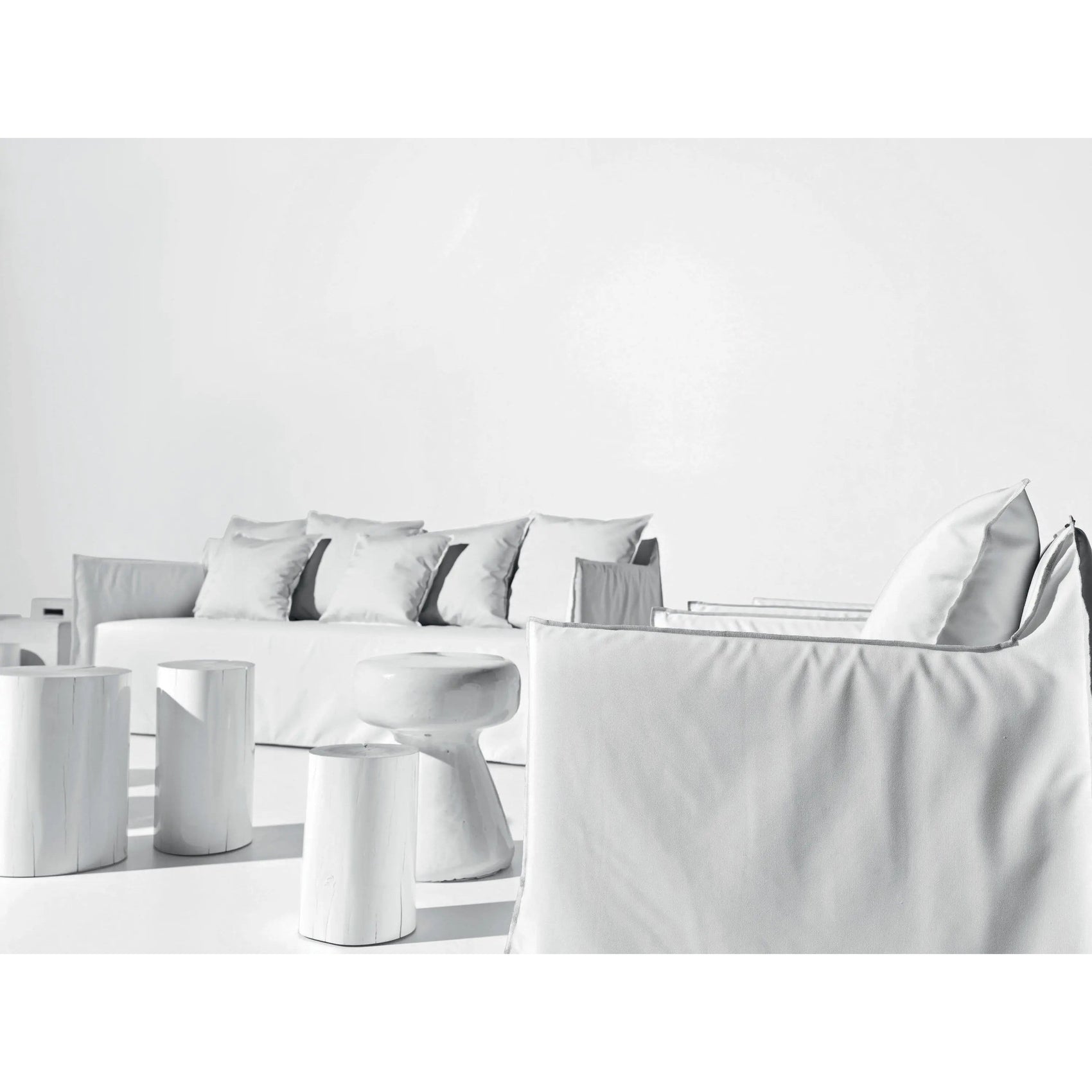 InOut 44 Ceramic Side Table / Ottoman | Gervasoni | JANGEORGe Interior Design