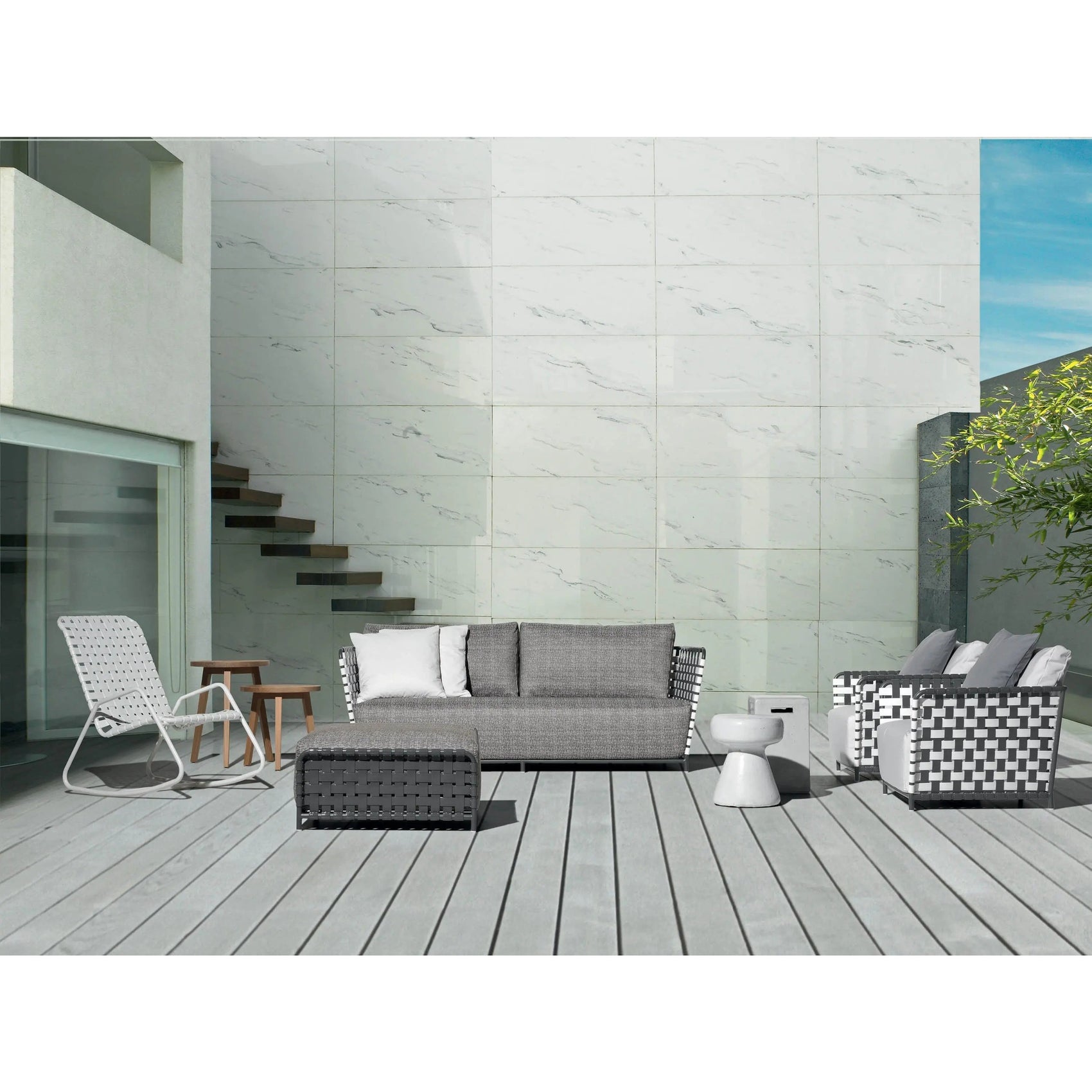 InOut 44 Ceramic Side Table / Ottoman | Gervasoni | JANGEORGe Interior Design