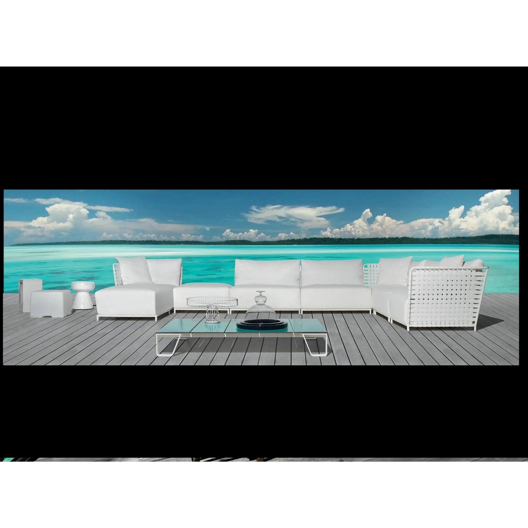 InOut 43 Ceramic Side Table / Ottoman | Gervasoni | JANGEORGe Interior Design