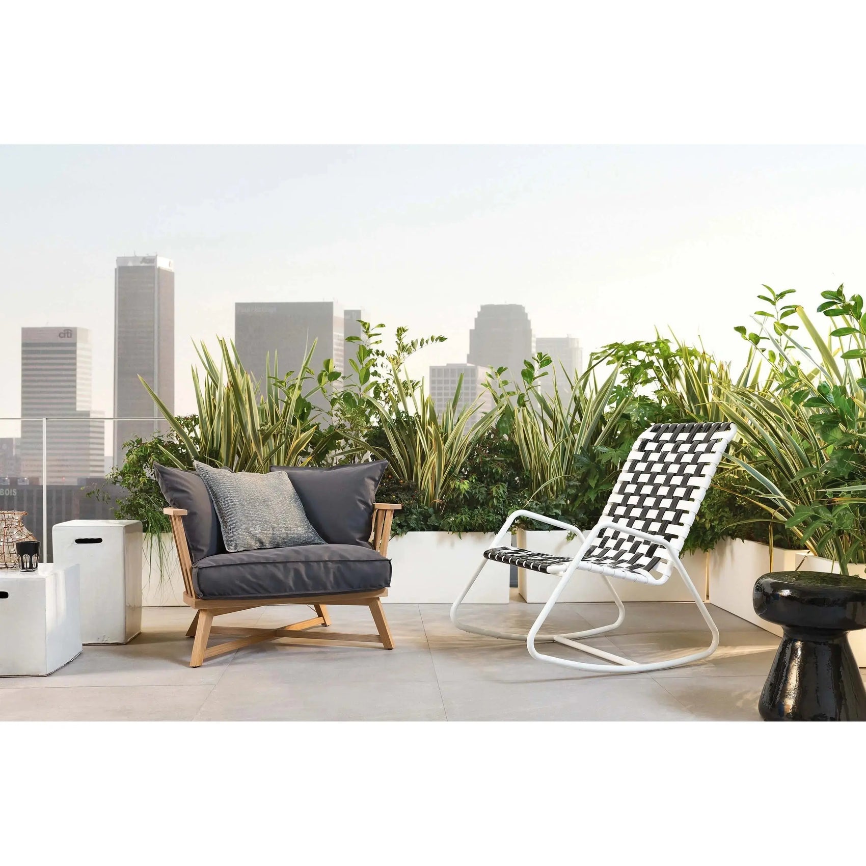 InOut 41 Ceramic Side Table / Ottoman | Gervasoni | JANGEORGe Interior Design