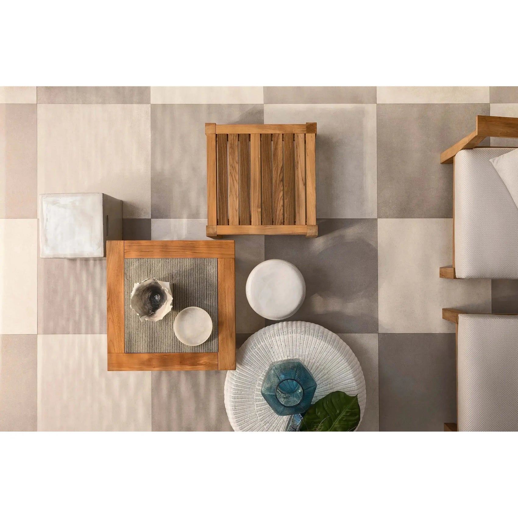 InOut 41 Ceramic Side Table / Ottoman | Gervasoni | JANGEORGe Interior Design