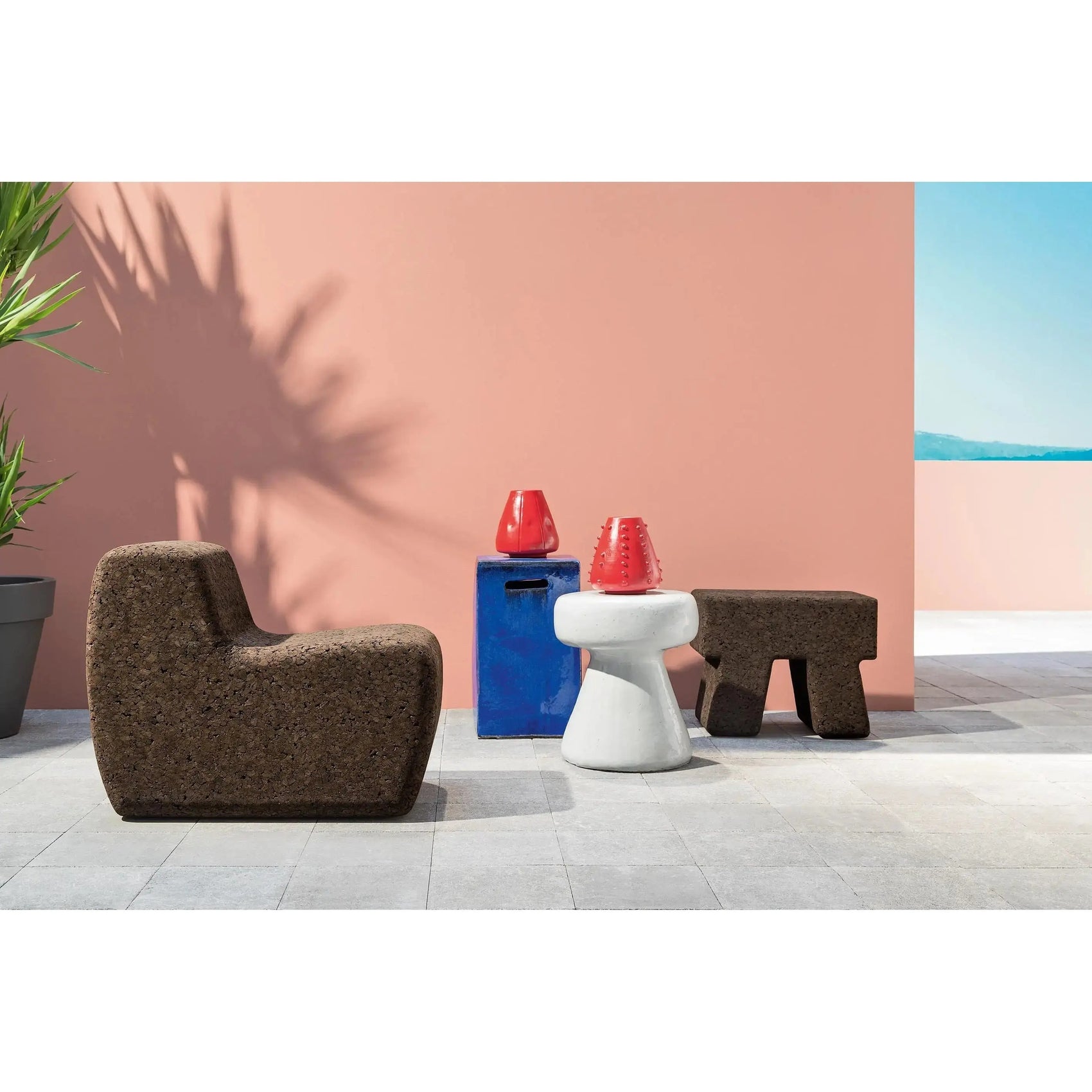 InOut 41 Ceramic Side Table / Ottoman | Gervasoni | JANGEORGe Interior Design