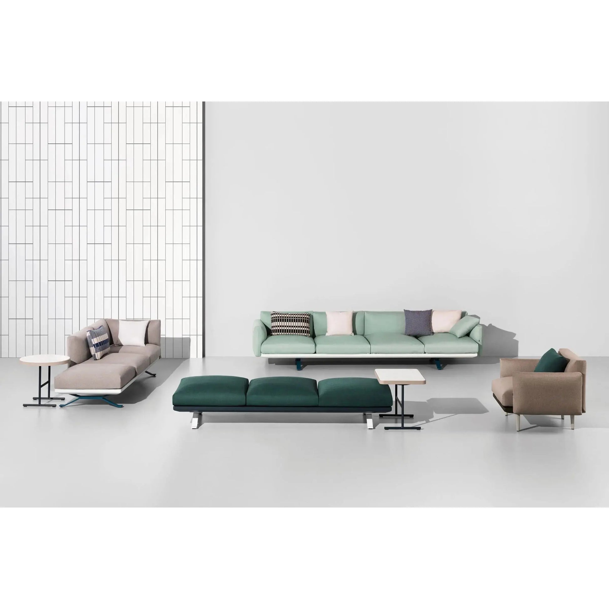 Boma - 3-Seater bench | Kettal | JANGEORGe Interior Design