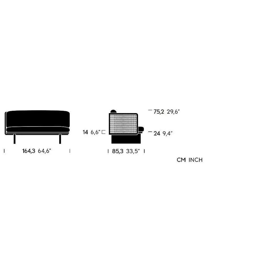 Mesh - Left Corner Module Connection | Kettal | JANGEORGe Interior Design